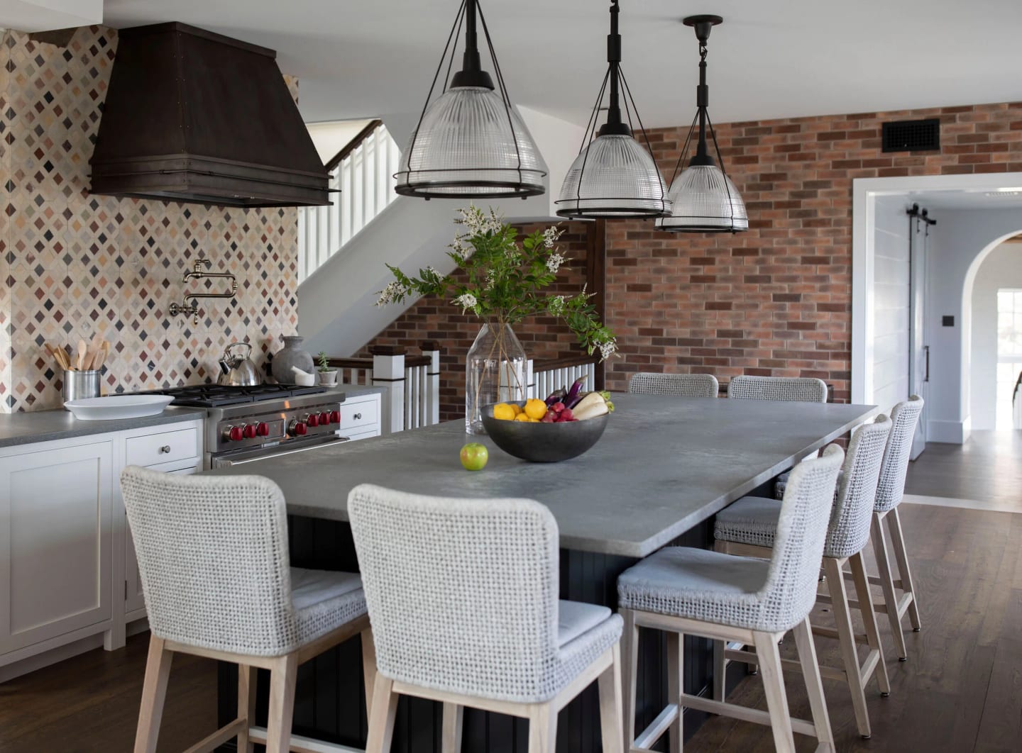 Kitchen, Main Line Historic Barn conversion in Haverford, Pennsylvania
