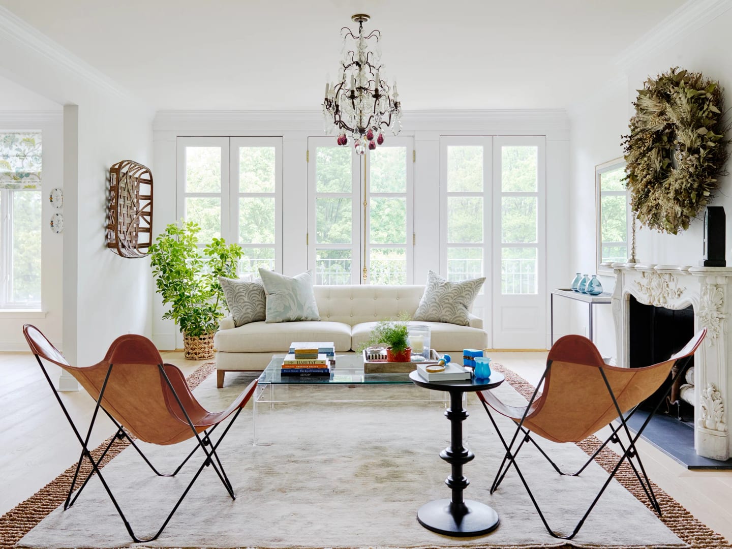 Living, Main Line Pied-à-Terre in Bryn Mawr, Pennsylvania